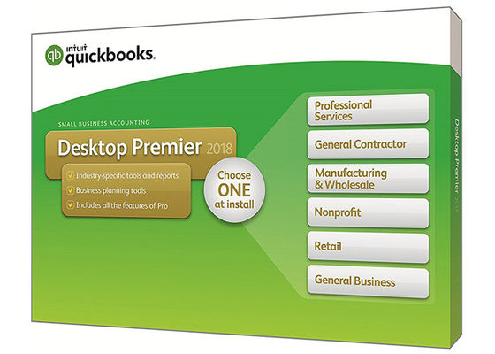 Cina Notebook QuickBooks Premium Premier 2017 Intuit Dengan Edisi Industri Software Akuntansi QuickBooks pemasok